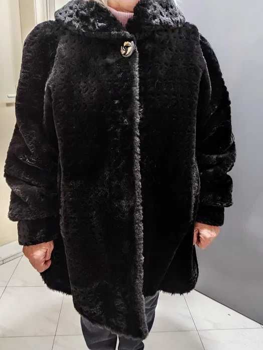 Палтенце с плетени ръкави и Палто (Балтон) и Еко кожа