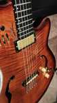 Godin Multiac Guitar Jazz, Lightburst Flame HG