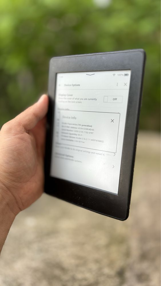Kindle Paperwhite 7th Gen Amazon E-Book Reader-Stare Buna-6Inch4GBWifi