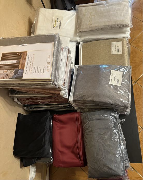 Draperii si perdele diferite modele, culori si marimi, noi, germania..