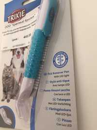 Ручка для удаления клещей у животных и расческа для короткошерстных