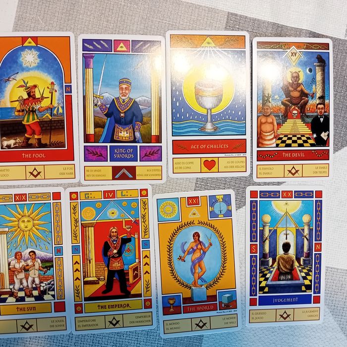 Carti Tarot masonic nou