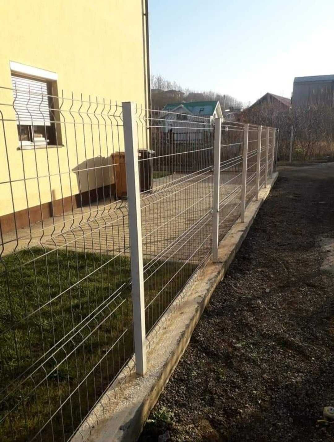 Constructii garduri din sipca metalica, jaluzele, BCA, tabla, plasa