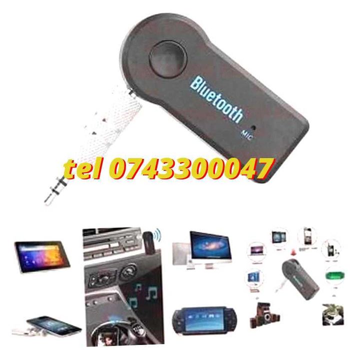 Adaptor Bluetooth Cu Jack 35mm Car Kit Bluetooth Music Receiver