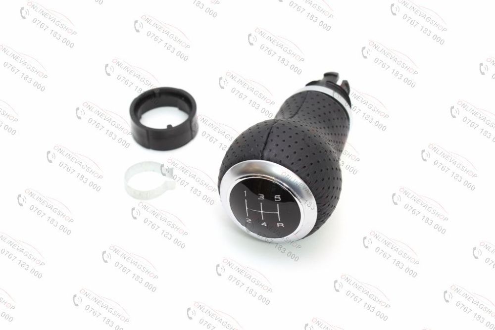 Nuca piele perforata S-line pt Audi A4 B8,A5,A6,Q5 in 5-6 viteze