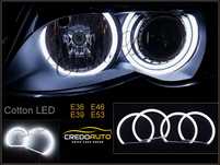 Cotton LED Angel Eyes-Ангелски очи BMW E60,Е61,E46,E90,Е91,E39,Е53,Е36
