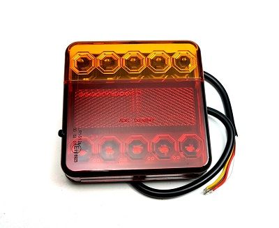 Set 2 Lampi Auto LED Spate,4 Functii, Remorca, Camion, Trailer, 12-24V