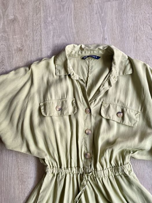 rochie ZARA cu maneci bufante