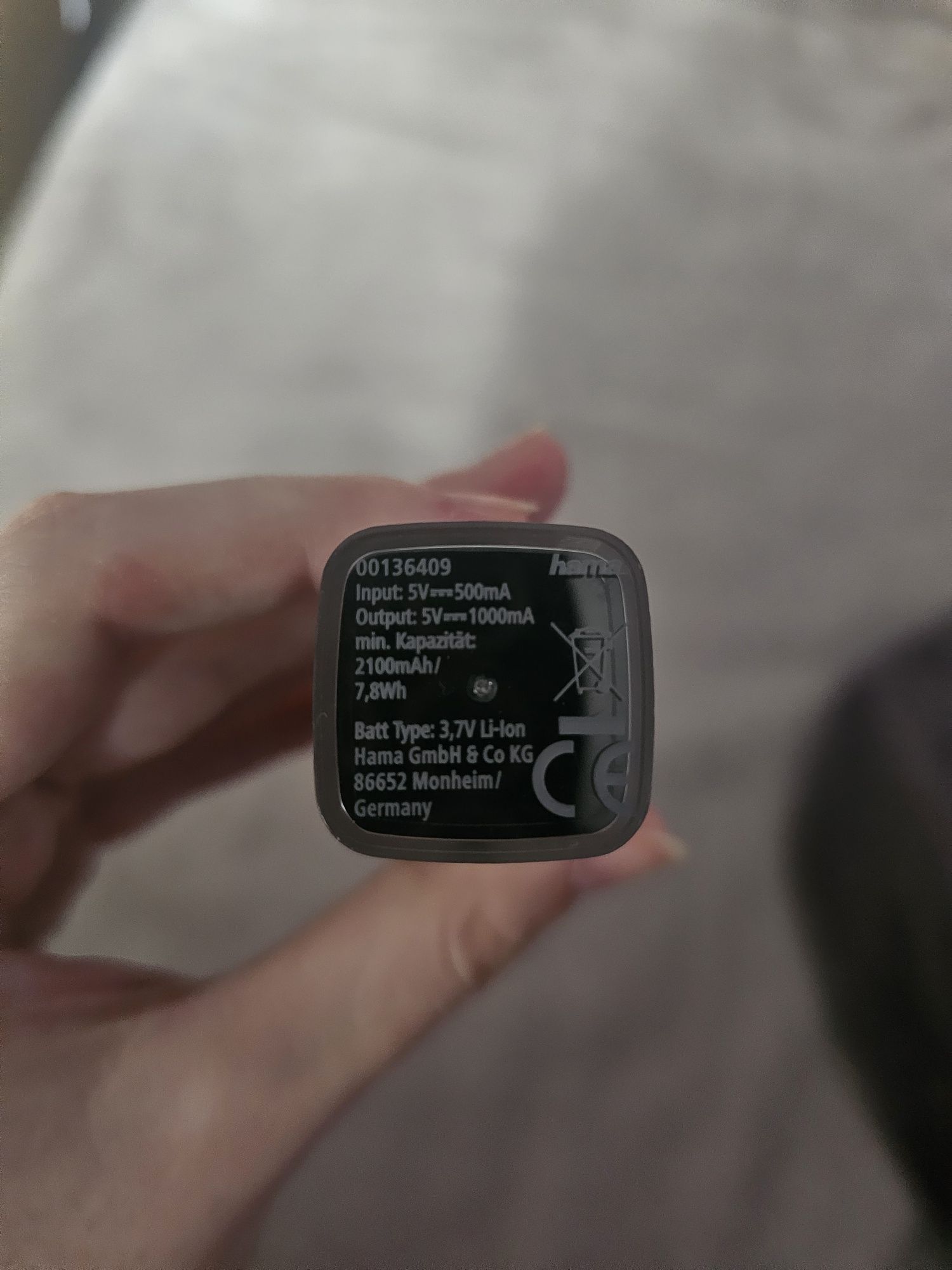 Baterie externa Hama 2100mAh