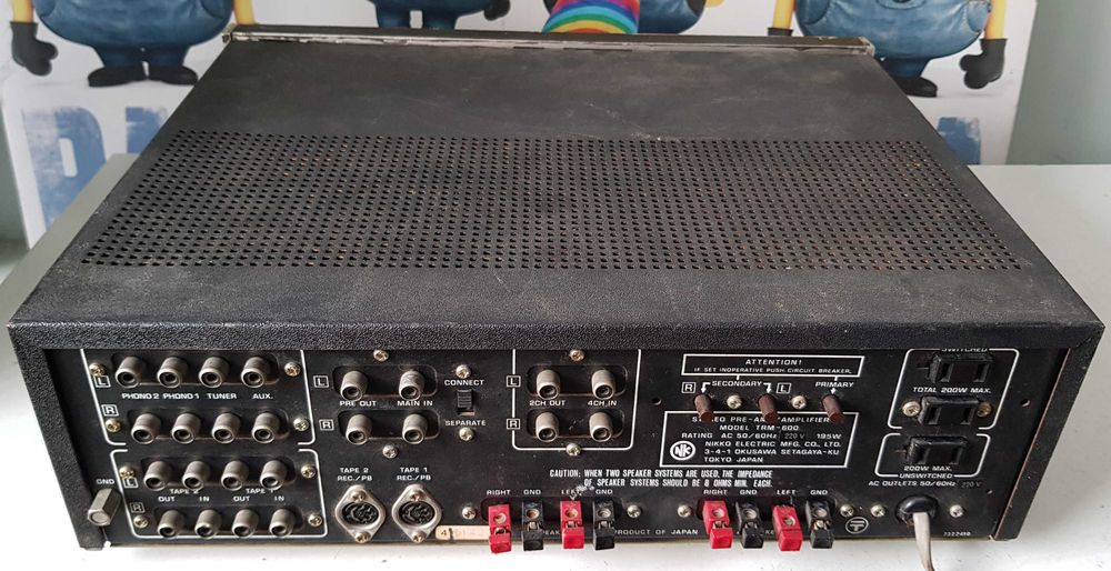 NIKKO TRM 600 muzica la amplificator vintage filme muzica