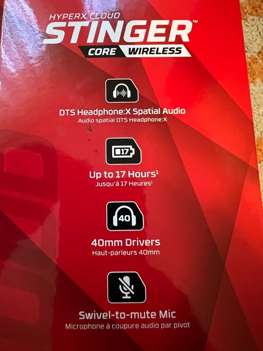 Casti gaming wireless HyperX Cloud Stinger Core