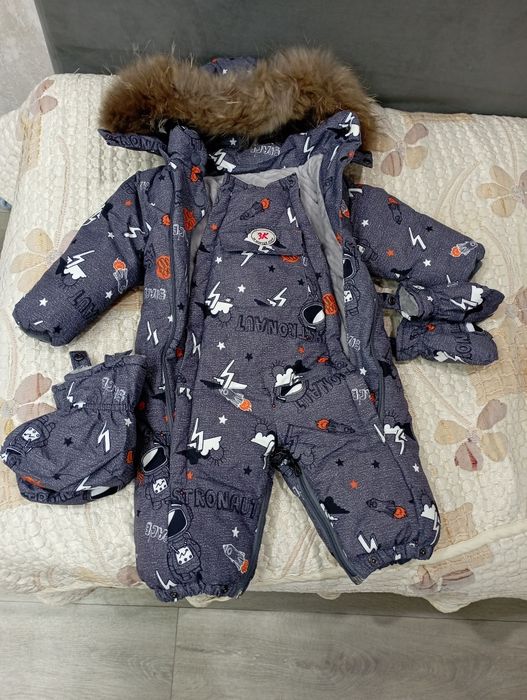 Детский зимний комбинезон