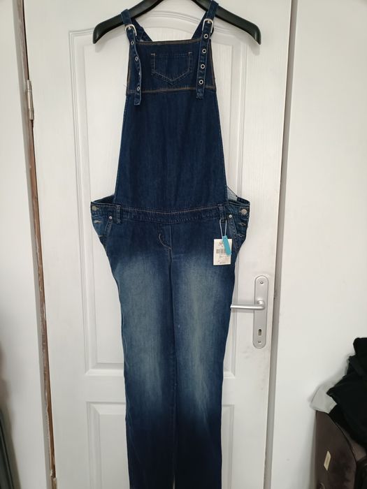 Salopetă denim pt gravide