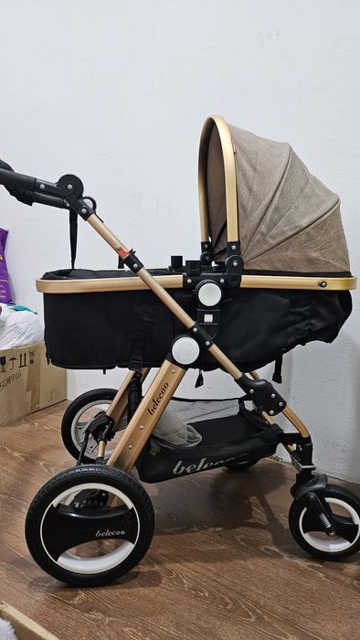Коляска от belecoo в хорошем состоянии , пользовалась 1год