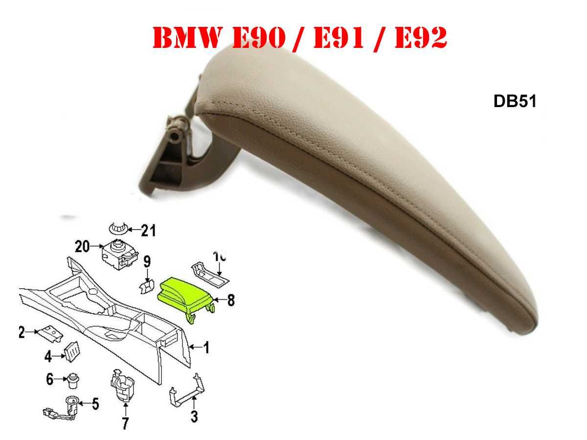 Capac Cotiera Husa Piele  BMW E90 E91 E92 2005-2012