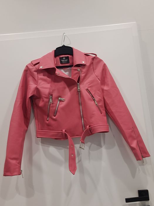 Jacketa biker imitație