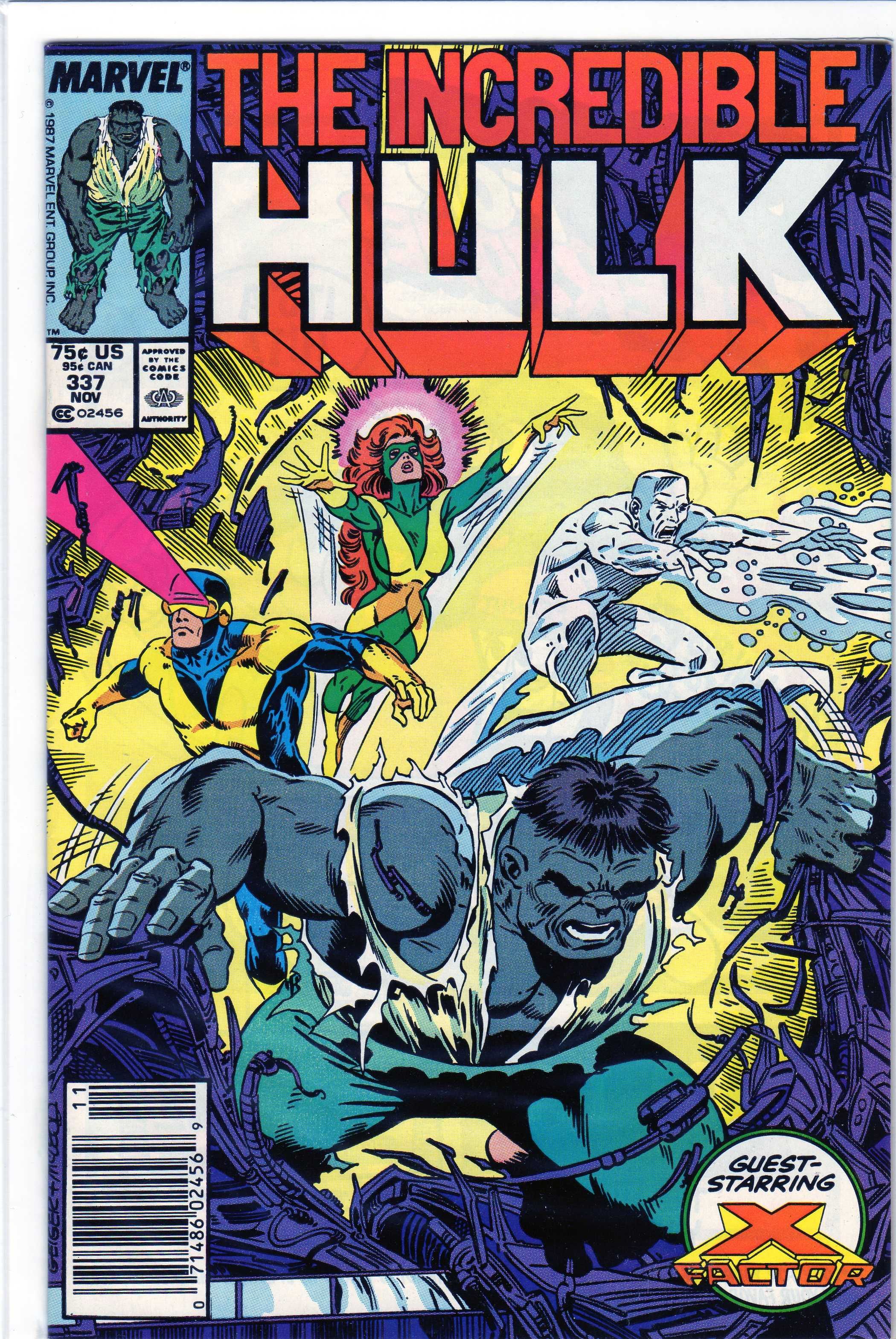 The Incredible Hulk #337 (1987) Hulk vs X-Factor - Benzi Desenate