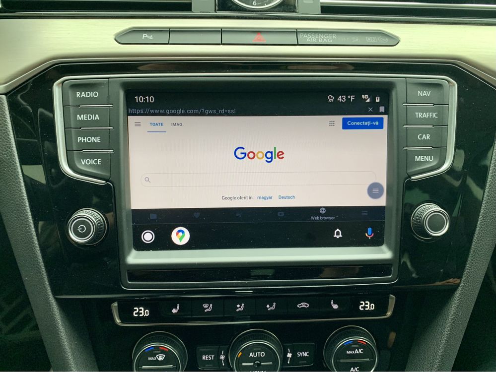 MIB CarPlay și Android Auto Volkswagen Audi Seat Skoda