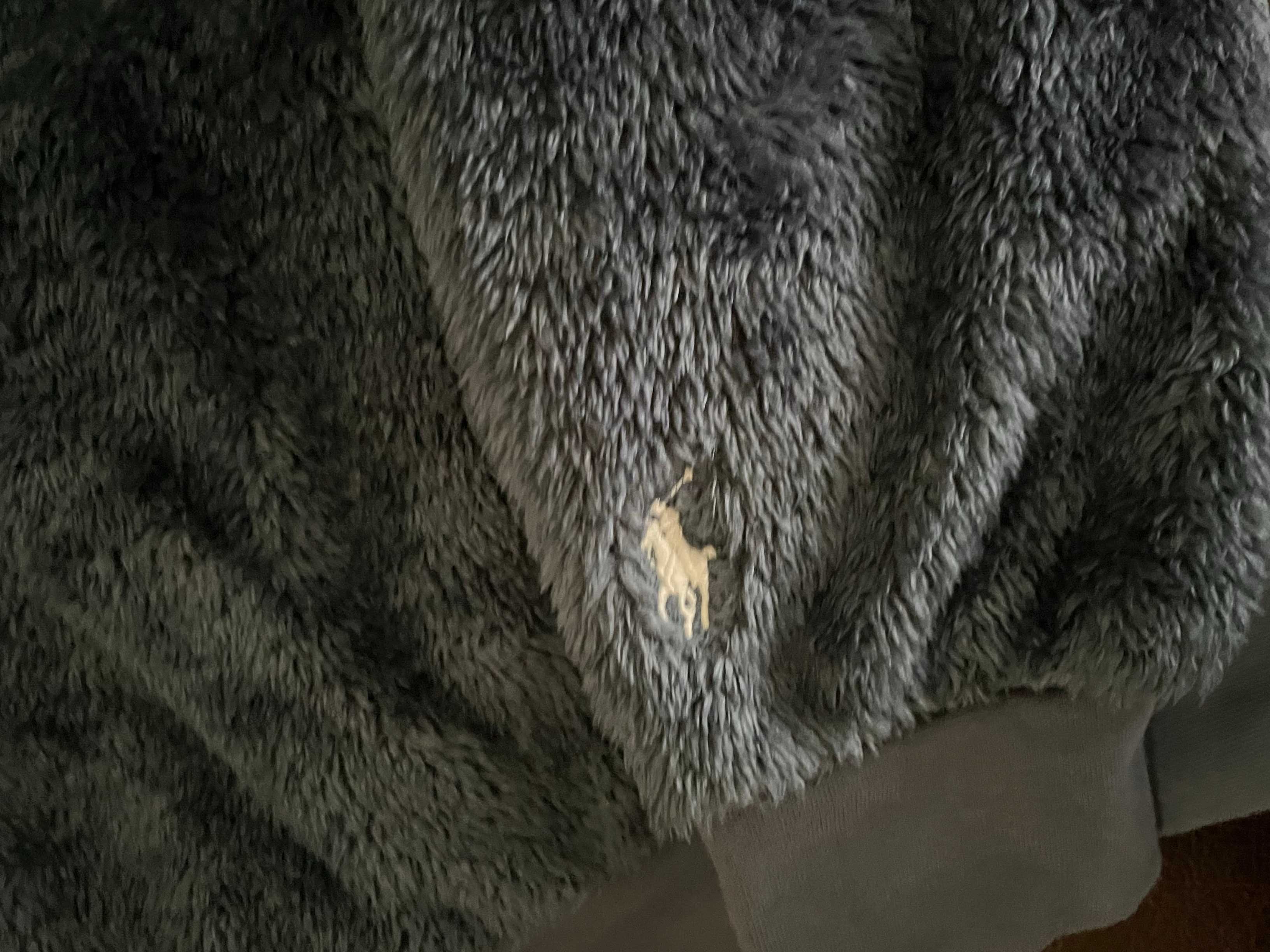 Polo Ralph Lauren sherpa fleece hoodie blue