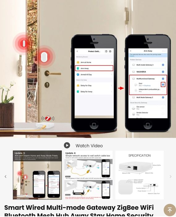 Moes Zigbee 3.0 Bridge Gateway