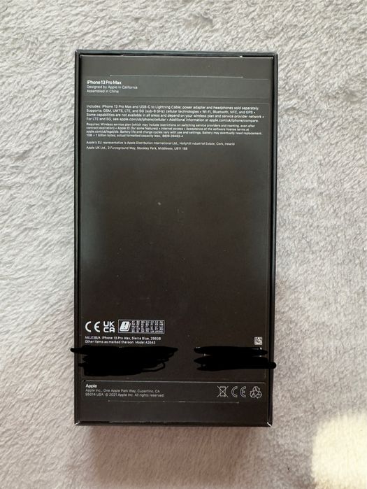 Iphone 13 pro max Sierra Blue 256 GB