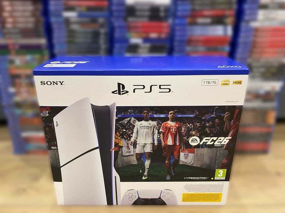 НОВАЯ PlayStation 5 Slim 1Tb SSD + FC 26/ Fifa 26