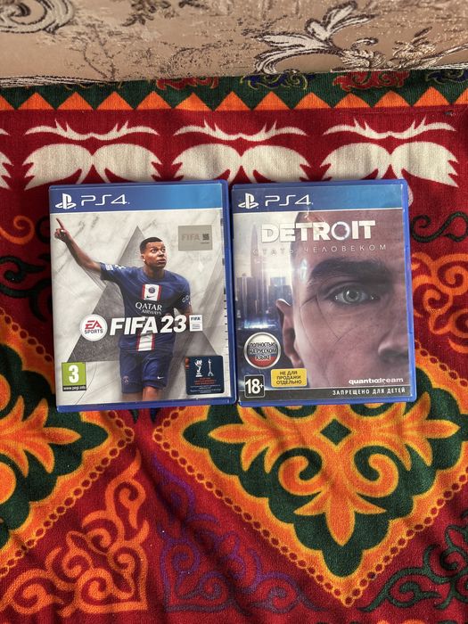 Продаю Fifa 23,Detroit Become Human пс4