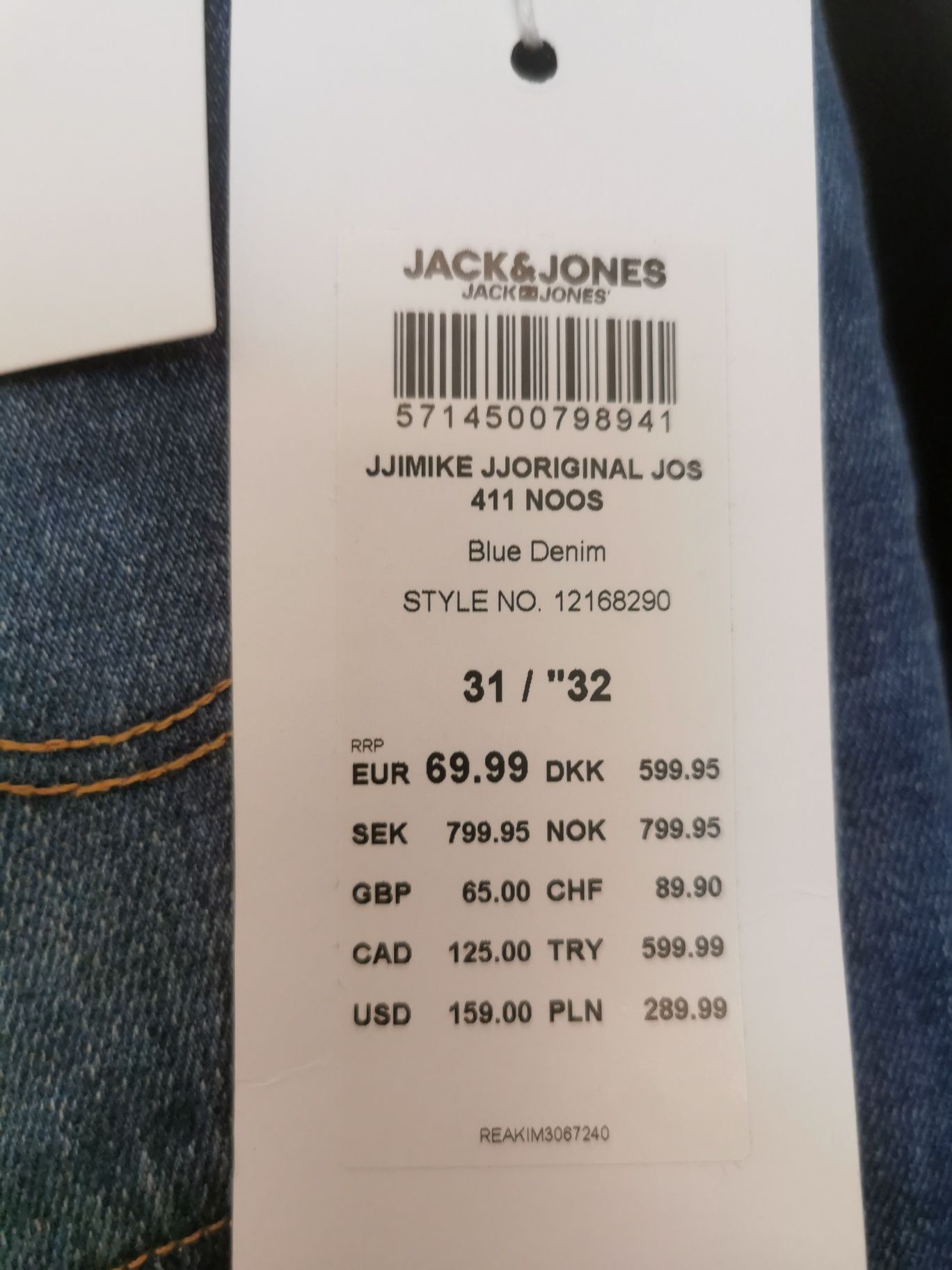 Blugi bărbați Jack & Jones 31/32