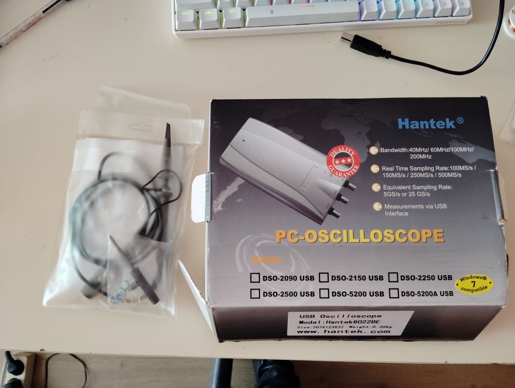 Осцилоскоп Hantek 6022BE