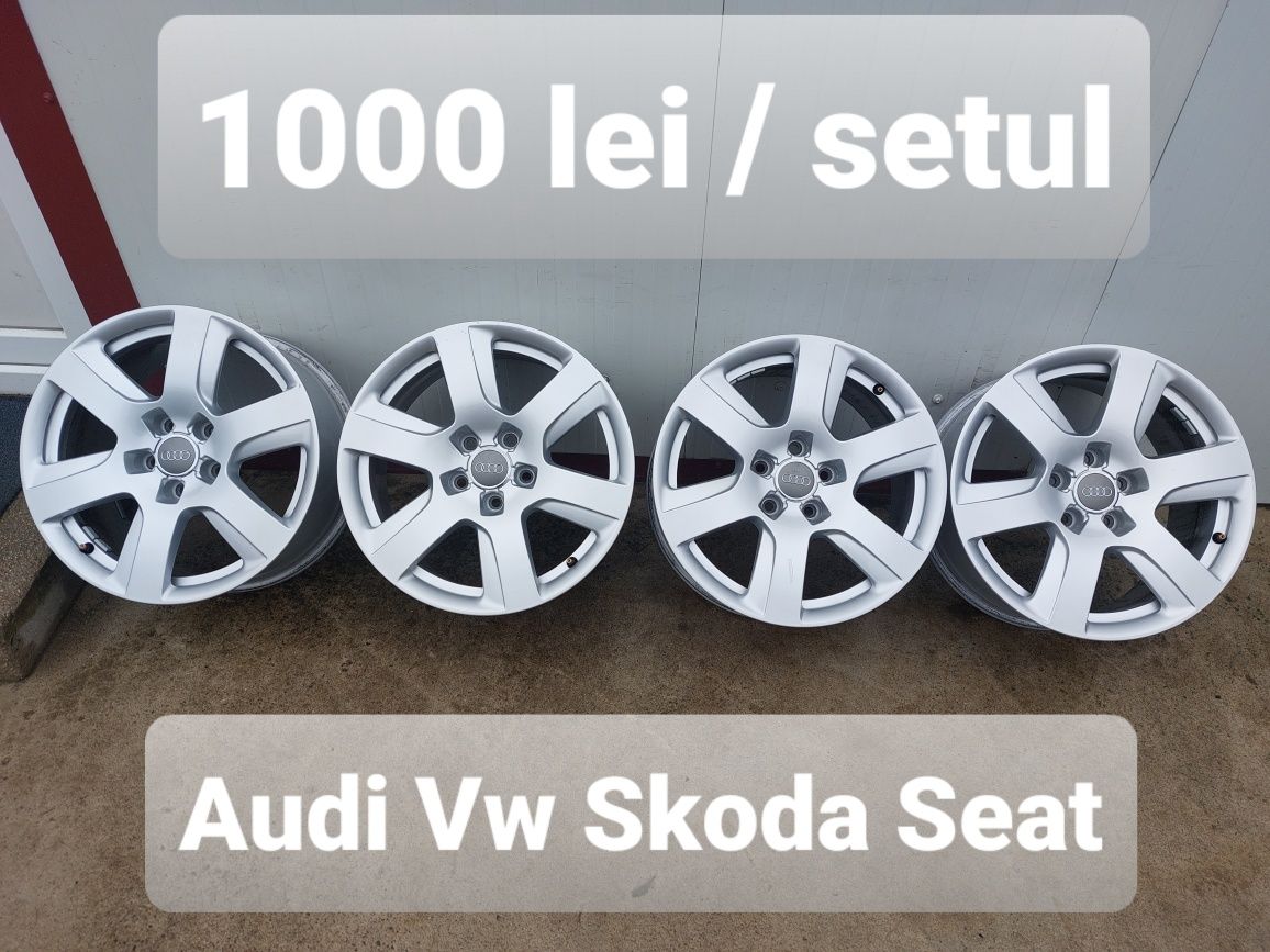 Jante aluminiu r17/  Audi Vw Skoda Seat/ 5x112