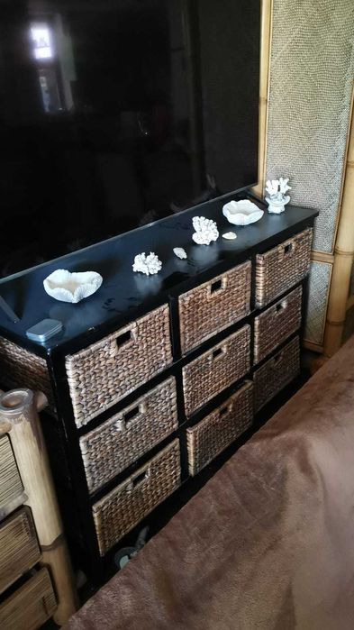 masa comoda bufet  living dining  lemn masiv nobil   ratan mobexpert