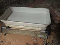 Cantar mecanic BALANTA SIBIU 10kg + fier de calcat old 1961,Romania