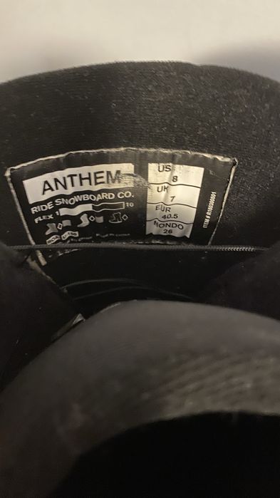 Boots snowboard Ride Anthem BOA