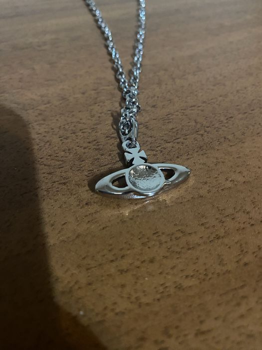 Vivienne Westwood Saturn Necklace Silver