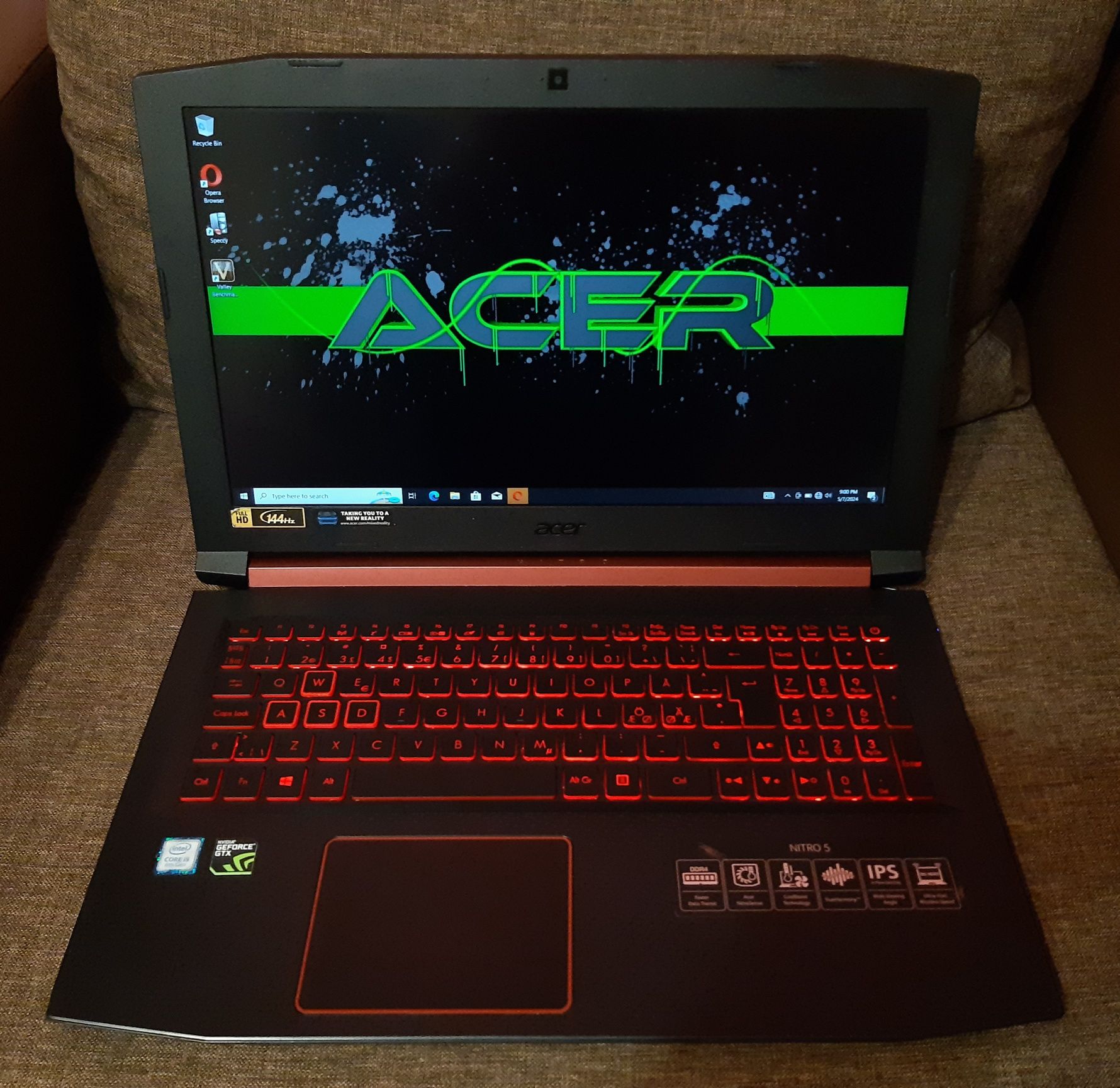 Laptop Gaming Acer Nitro 5 GTX1050 Display 15"6 144hz