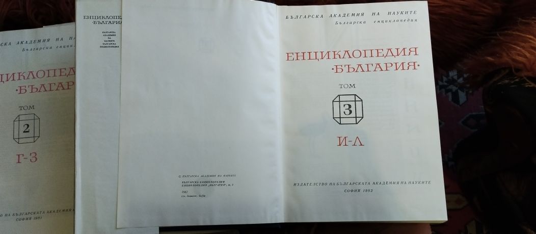 Лот 6 тома Енциклопедия България от 1978 до 1988г