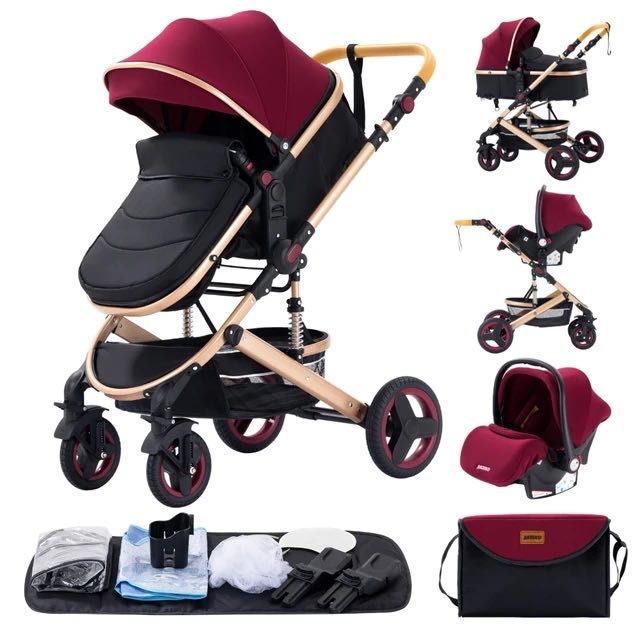 ‼️ NOU Carucior Bebe 3 in 1 Bebelus Landou Copii Pliabil Smart + CADOU