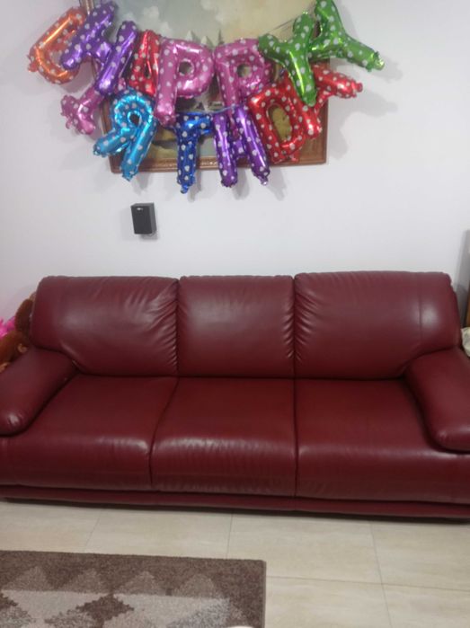 Canapea 3 locuri eco piele