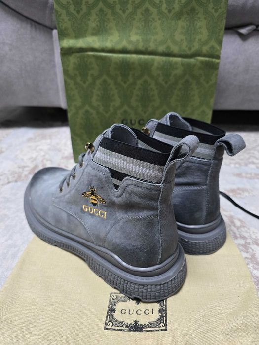 Ghete Gucci Gri ~ Marimea 42 ~ Nou