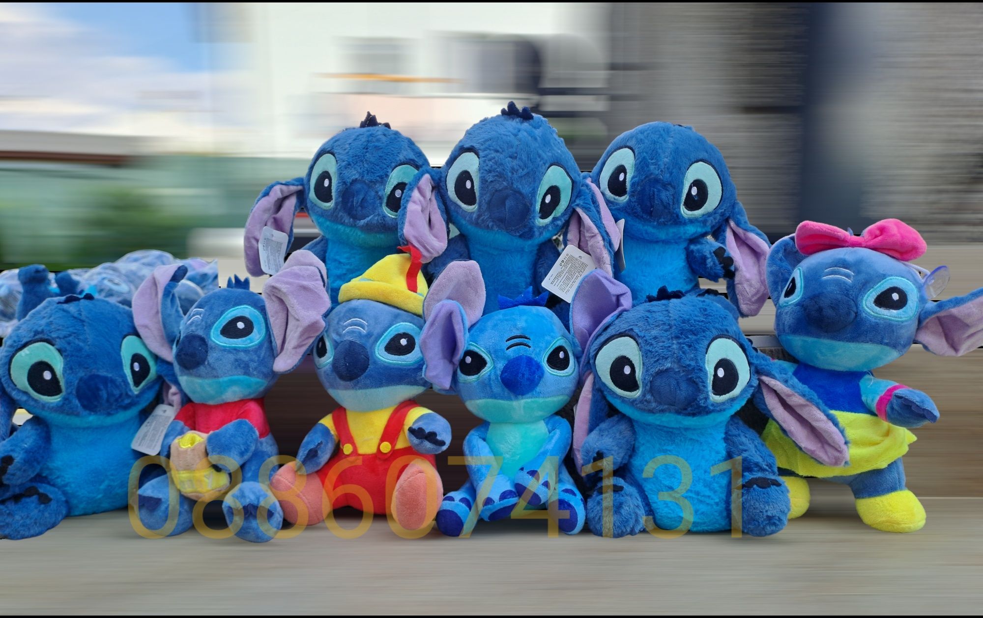 Плюшена играчка Лило и Стич, 25-30см Lilo Stitch плюшени играчки
