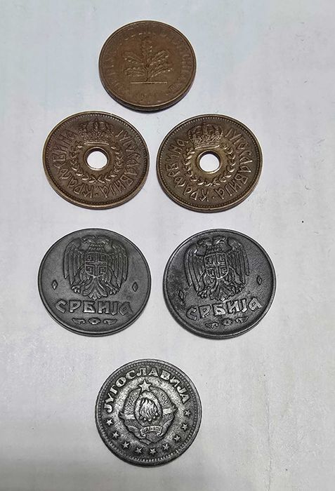 Редкие Монеты Югославии, Сербии, ФРГ