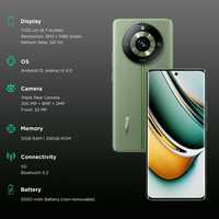Realme 11 Pro Plus 5G (12 ГБ ОЗУ, 256 ГБ, Oasis Green)