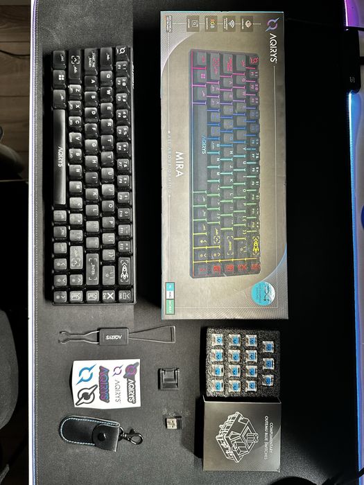 Tastatura AQIRYS Mira Wireless/bluetooth