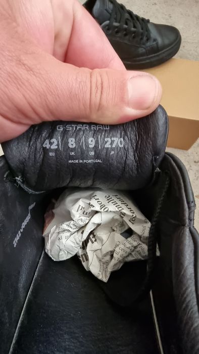 Sneakers g star raw piele