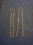 Cercei aur 14 k .