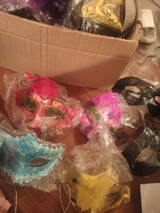 Маски карнавальные для хэллоуин и праздников