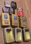 Cutii,Tin uri de la colectii stickere, cartonase Panini