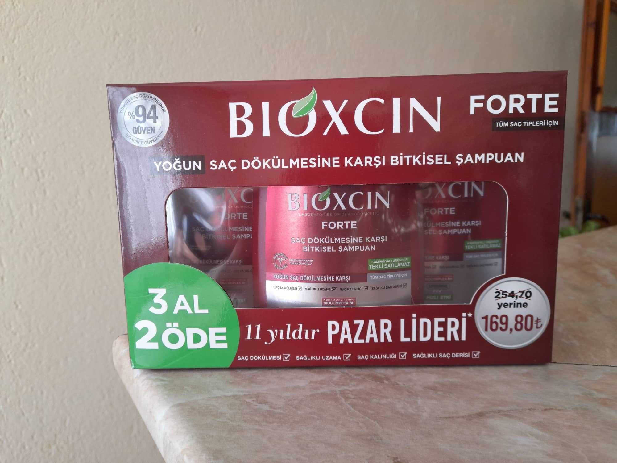 Комплекти Шампоани BIOXCIN  Червен Форте и Черен Чесън Против Косопад