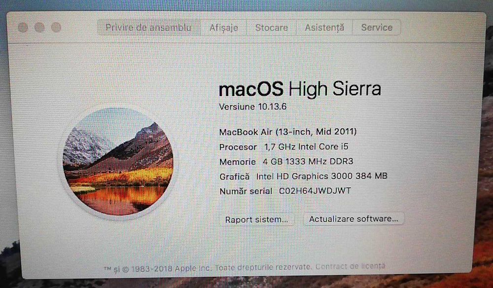 Apple MacBook Air – ieftine cu SSD, resetate, gata de utilizare