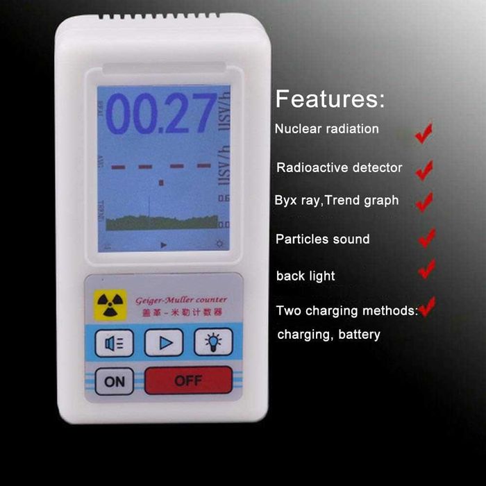 Портативен Гайгеров брояч BR-6 Детектор за радиоактивност